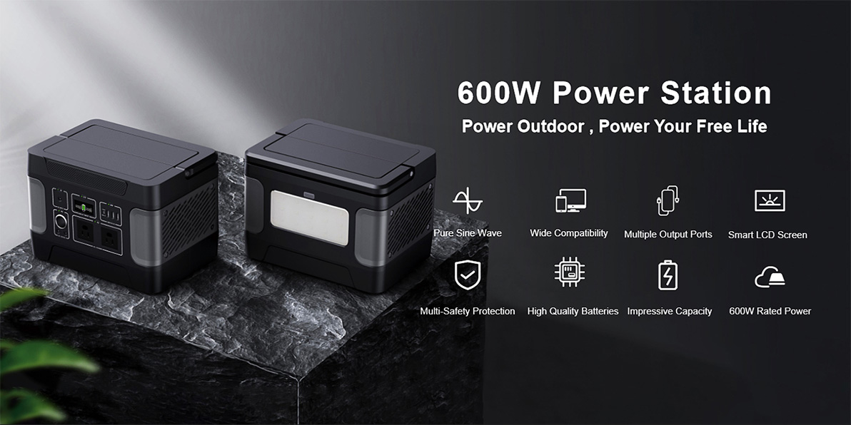 হোম ব্যাকআপ পাওয়ার জন্য 600W হিটপ্রুফ সোলার জেনারেটর